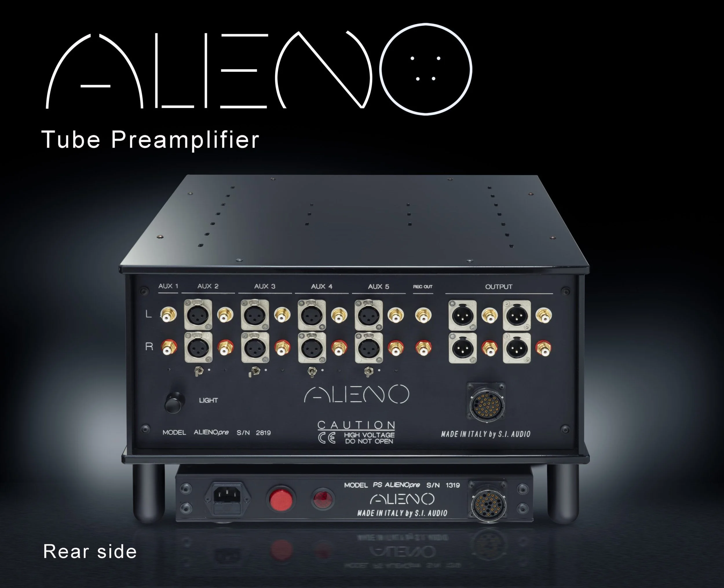 Alieno Preamplifier Rear View