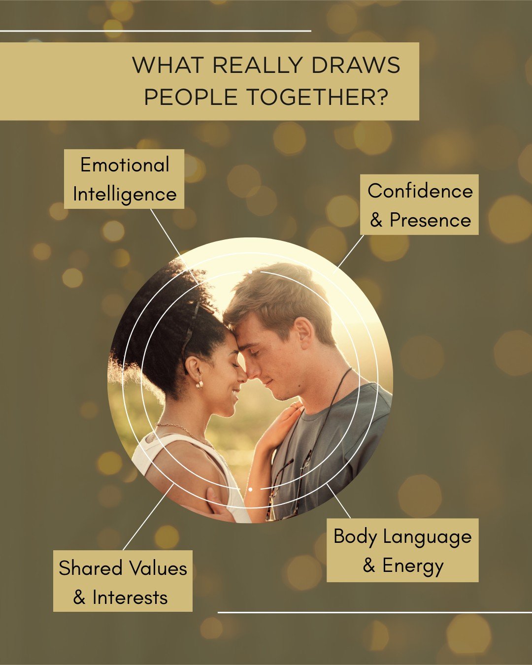 Attraction goes beyond appearance. 💫 Emotional intelligence, shared values, and presence create real connections. At QUALITY, we take the guesswork out of dating so you can find a meaningful match.
Apply now and start connecting on a deeper level.