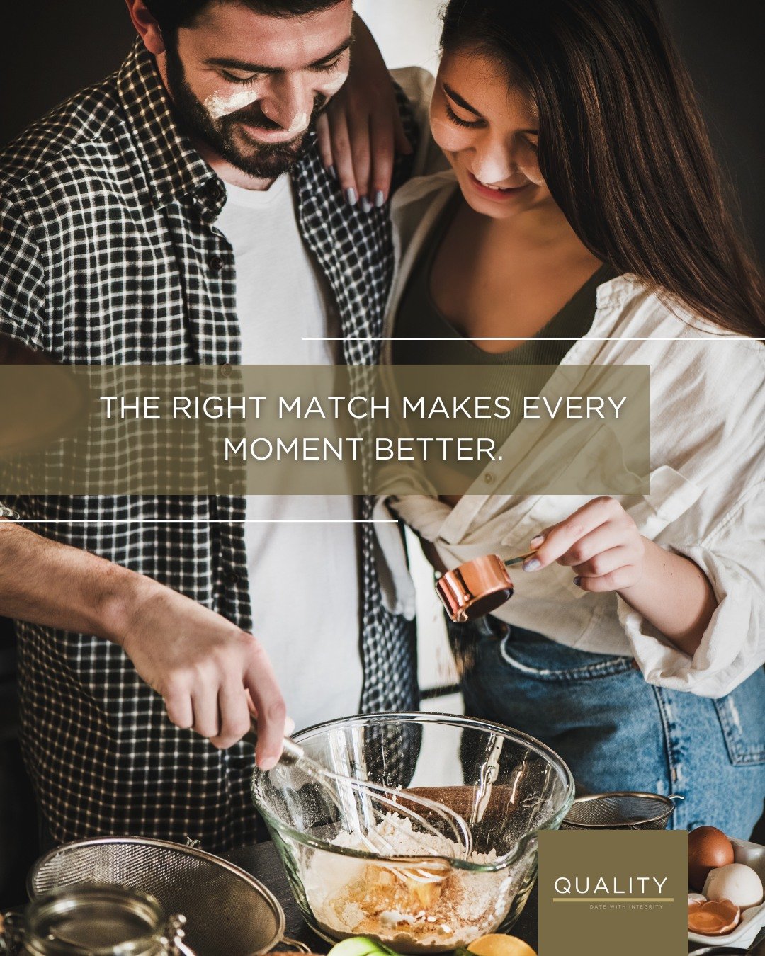 The right relationship brings joy to the simplest moments. ❤️ QUALITY is where you’ll find someone to share in life’s little joys. Are you ready to meet your perfect match?
Apply now and find a connection that fits!
#LoveWithIntention #A