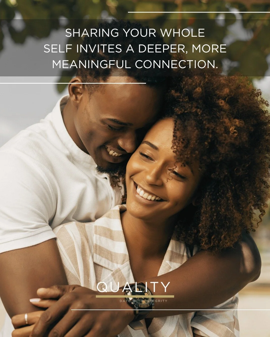 The deepest connections happen when you stop holding back. When your heart, mind, and truth align, love finds its way in.

Be open. Be real. Be ready.
That&rsquo;s where meaningful love begins, with QUALITY.

#QualityDating #ModernMatchmaking #Consci