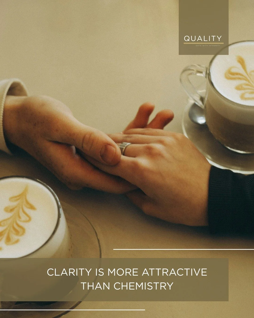 Chemistry can spark interest, but clarity builds trust.

When intentions are clear and communication feels easy, connection has room to grow. Knowing where someone stands, how they communicate, and what they want creates a sense of safety.

And safet