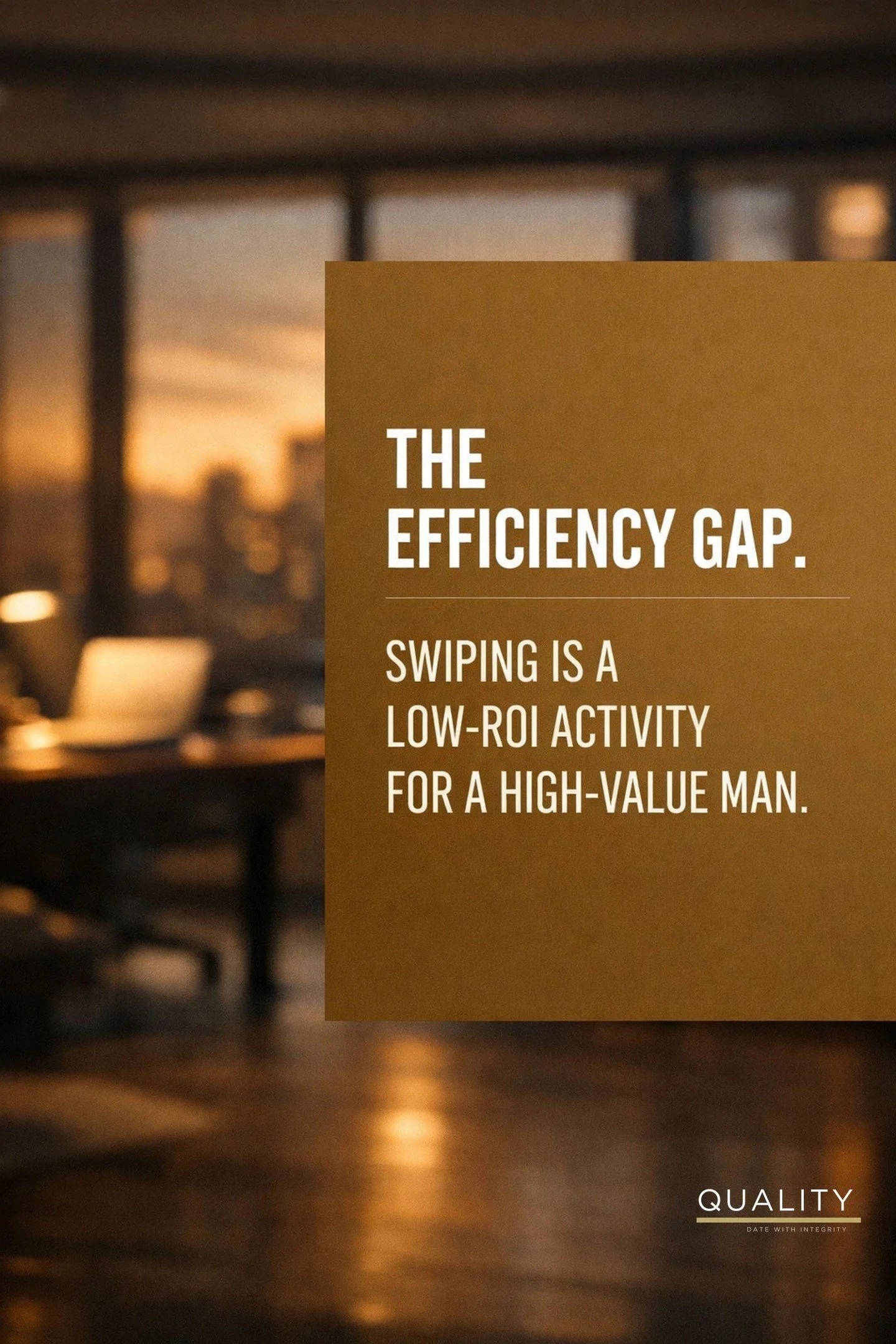 Success in business doesn't always translate to success in love. 

If you've mastered the boardroom but find the modern dating scene exhausting and misaligned, you&rsquo;re looking at a strategy problem. Efficiency is the hallmark of your professiona