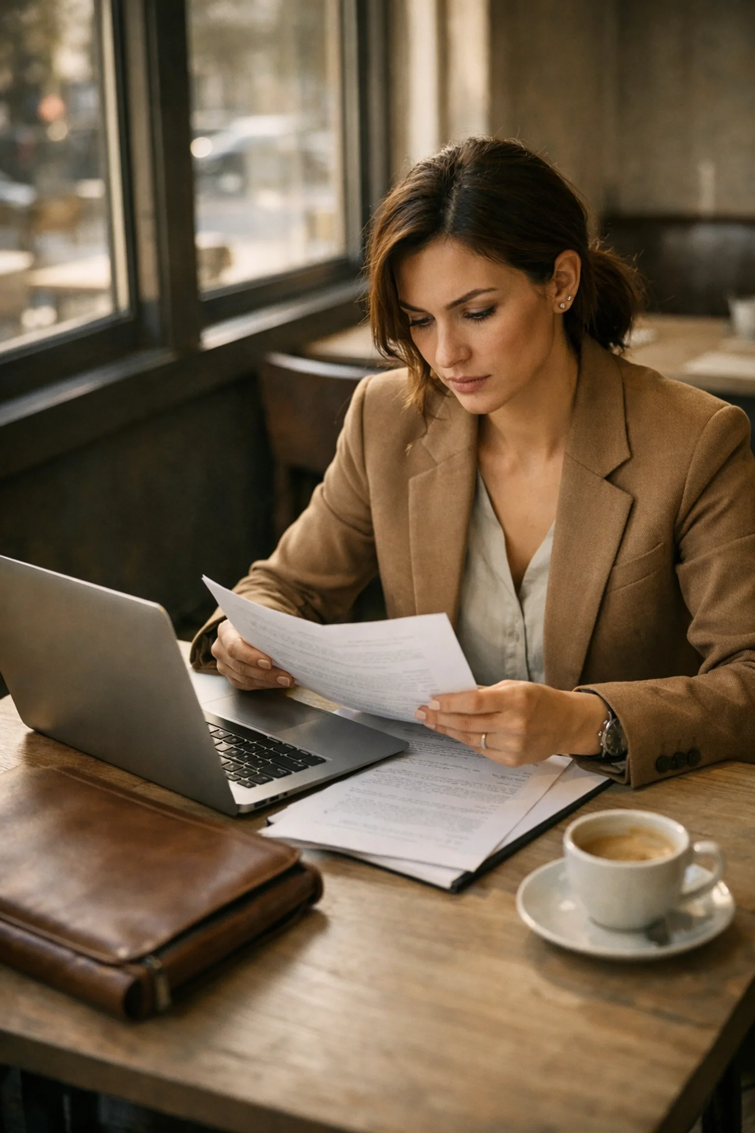 Woman working on looking for love