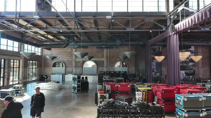 Setting up the interior of The Revelry was a complex and coordinated effort. A talented team of vendors worked seamlessly to create a custom atmosphere that perfectly set the tone for the evening. Every detail was thoughtfully crafted to ensure an un