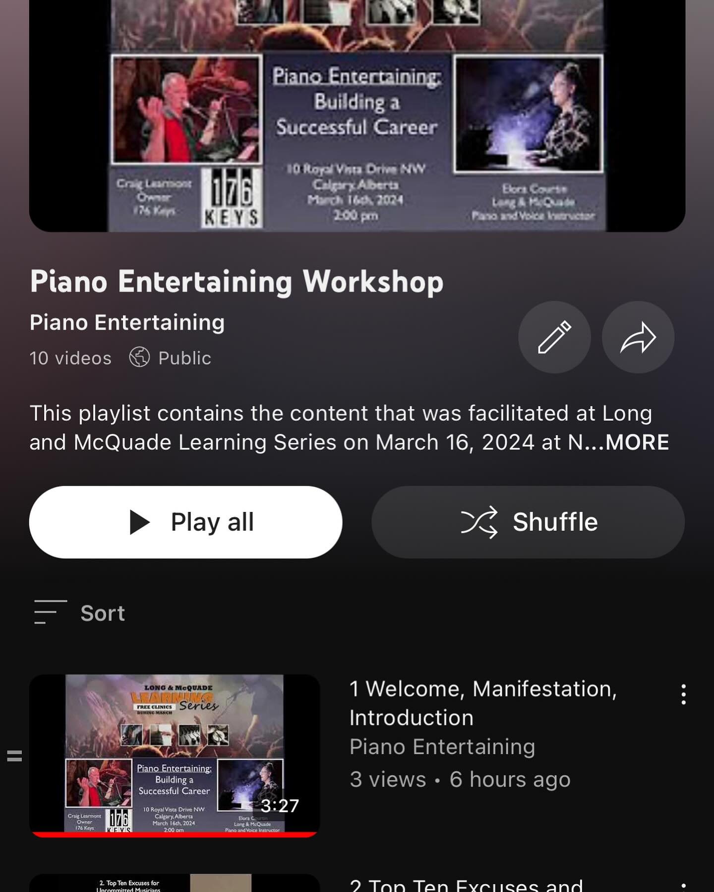 We&rsquo;ve added three modules to the Piano Entertaining YouTube channel:  https://youtube.com/playlist?list=PLOzOumDiZSfIvViL8ATQpTdK-gM6-aRM7&amp;si=Je0x1ZphmBSOzYX2