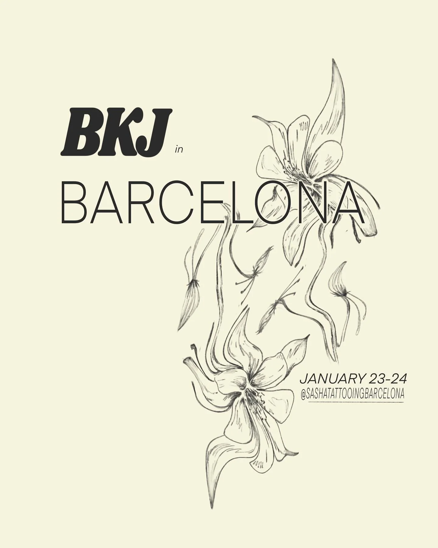 ⭐️ BARCELONA GUEST SPOT ⭐️ 

I will be in BCN this January for some tattoos!

January  23-24 @sashatattooingbarcelona

&mdash;&mdash;

⭐️ Link to start a booking request is in my bio :) 

⭐️ Limited spots will be available so fill out form asap!

⭐️ 