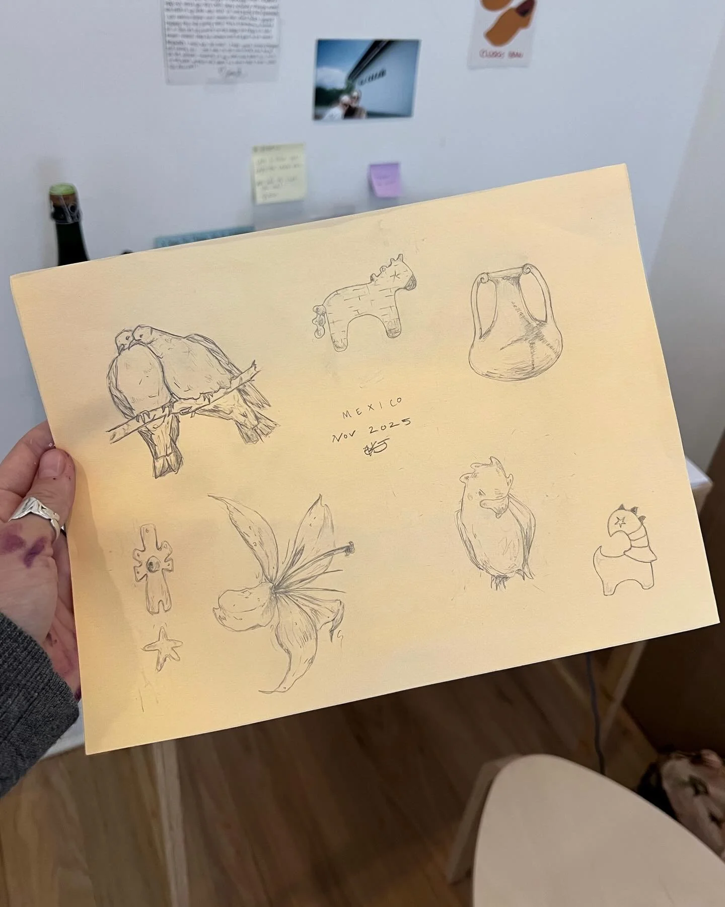 Y&rsquo;all voted so here is flash from things and feelings in M&eacute;xico 🎣🤸&zwj;♀️ Designs available to book now&mdash; size adjustable (tbh would like to tattoo a bit larger than this but heck I&rsquo;m open). 
-
-
-
-
#newyorktattoos #tattoos