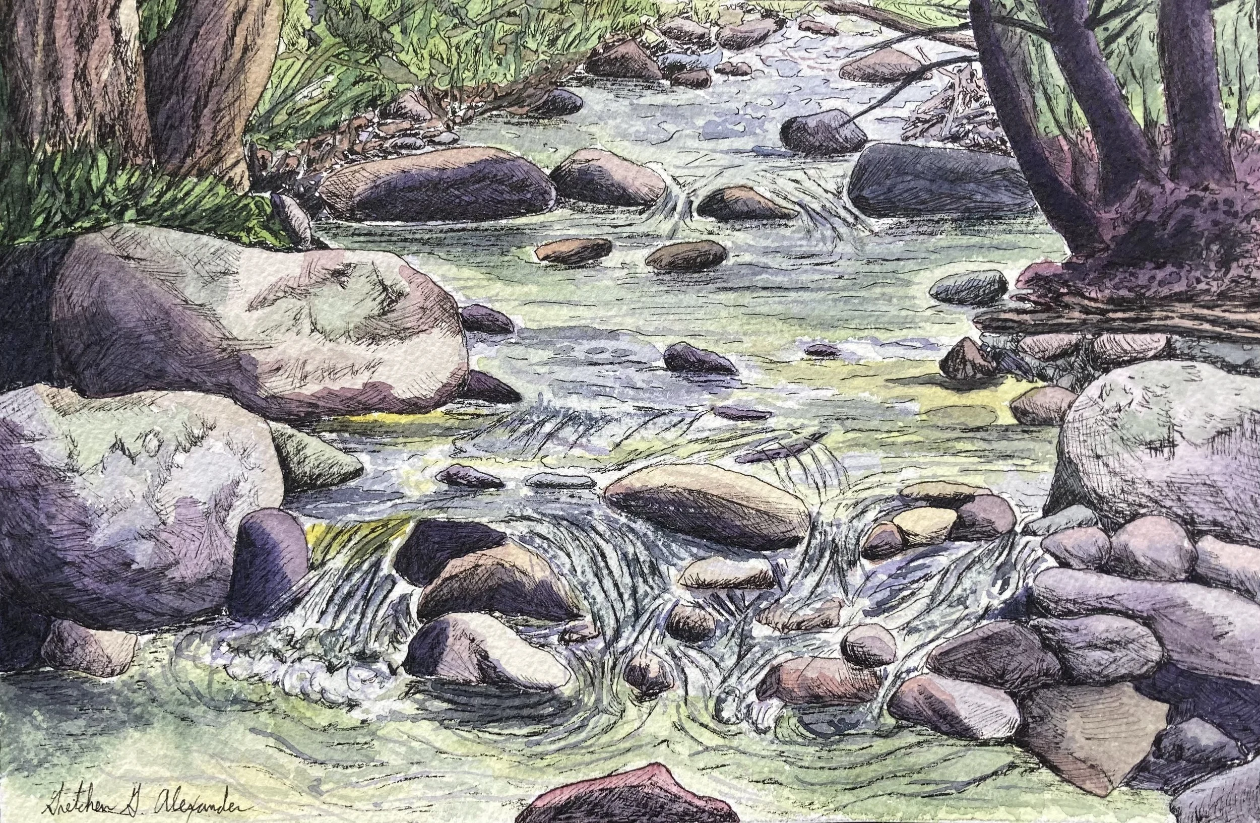 Gretchen Alexander fine art painting and illustration