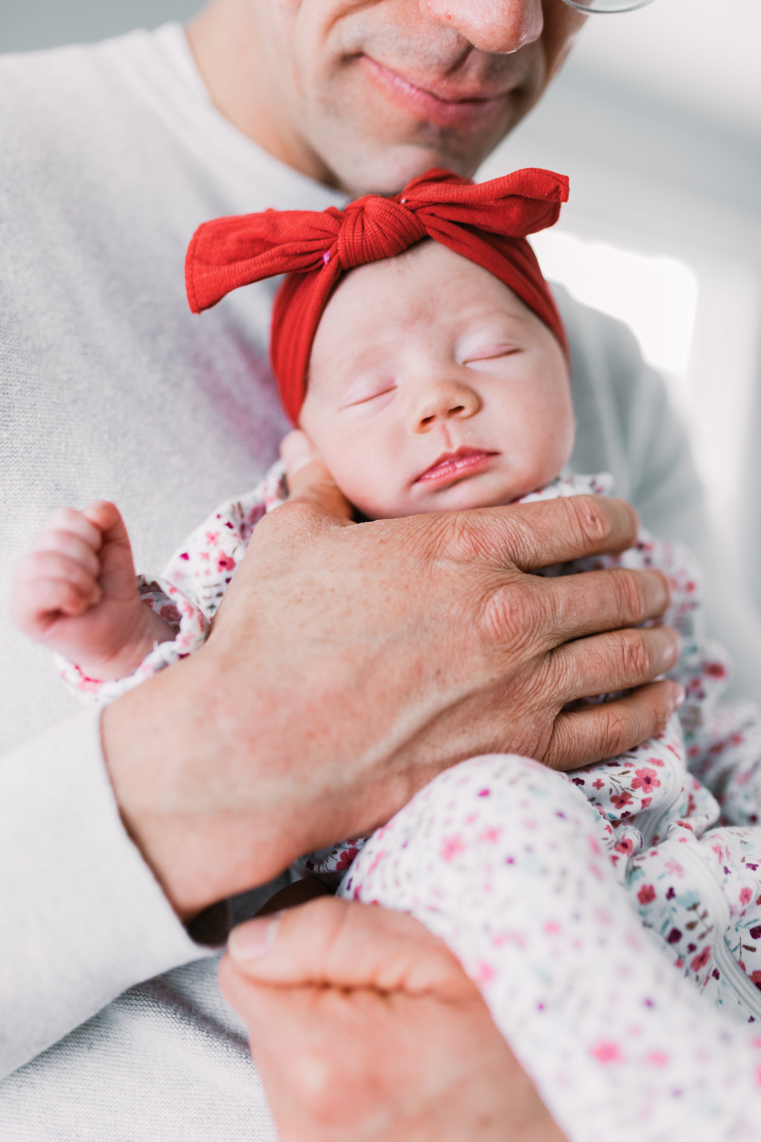 Newborn baby photography, in home newborn session Newport Rhode Island