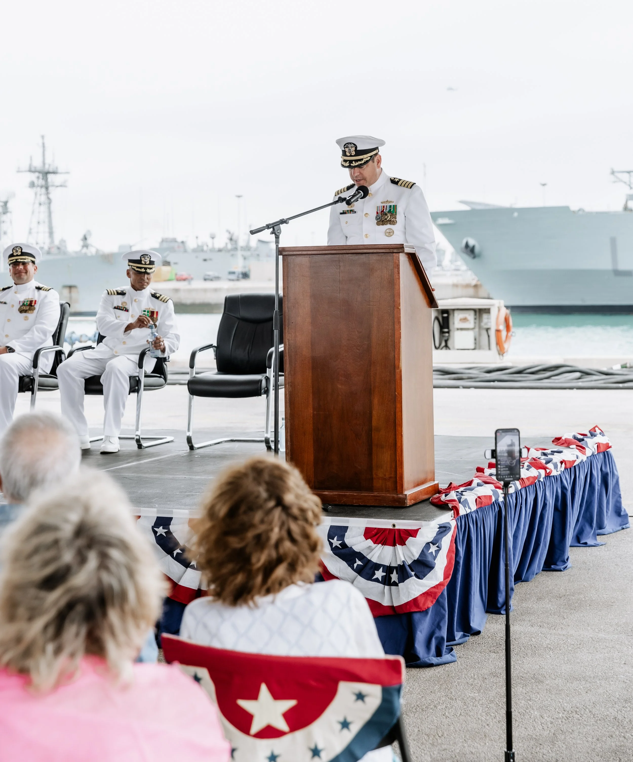 Norfolk VA change of command photographer