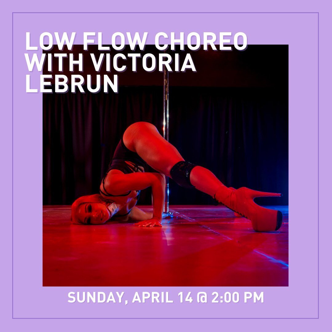 Join Victoria LeBrun (@victoriaalebrun) and learn her legendary choreo to &quot;Do You&quot; by Troyboi on Sunday, April 14 at 2:00pm! Come explore the crux of soft sensuality and power as we hone in on our obedience to the music, otherwise known as 