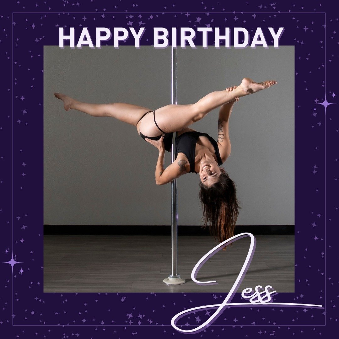 Happy birthday to the incredible @jazzy__jess, you bring joy, balance, and grace to every class! Wishing you a day filled with pole, handstands and kitty cuddles. Here's to another year of inspiring others with your talent and passion!