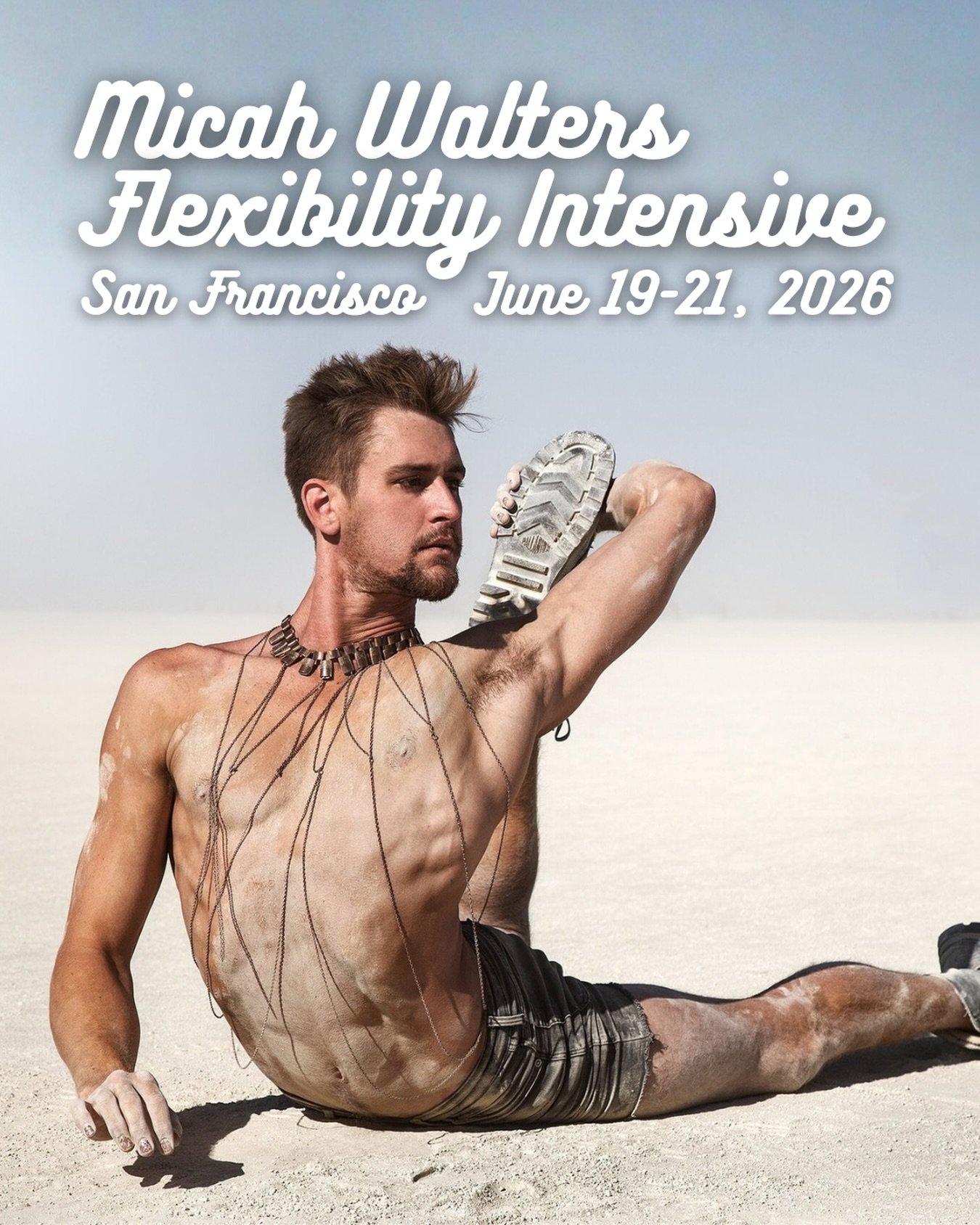 Dive deep into bending with the incredible flexibility coach @micah.walters.movement in this three-day intensive! It&rsquo;s not just three days of stretching. You&rsquo;ll talk about the ways your tissues respond to stretching, how to create a perso