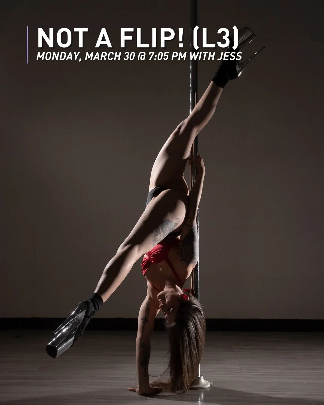 Flips can be scary, but what if I told you that you can fake a flip by making a trick look like one?! Join Jess (@jazzabelle_jess) on Monday, March 30th at 7:05 pm.

 #sfpoleanddance #poleanddancestudios #poledancersofig #bayareapole #sfpoledance