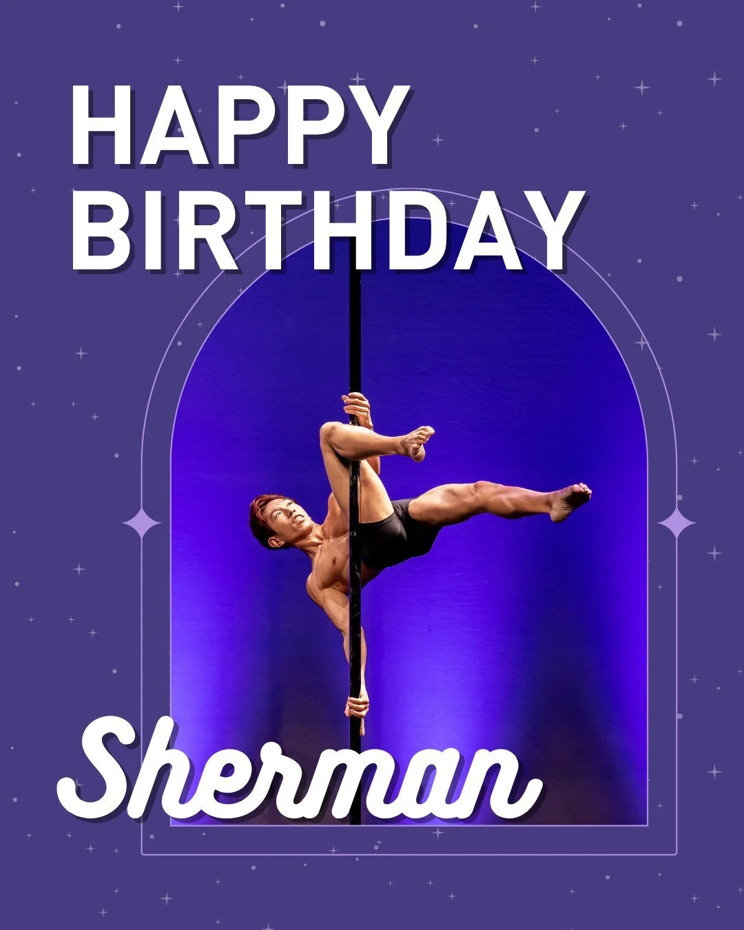 Happy Birthday to the one and only Sherman! 🎂🎉 Sweet, talented, and an absolute beast on the pole! We are always so happy when you walk through our doors! 🖤 Wishing you the most wonderful birthday! ✨