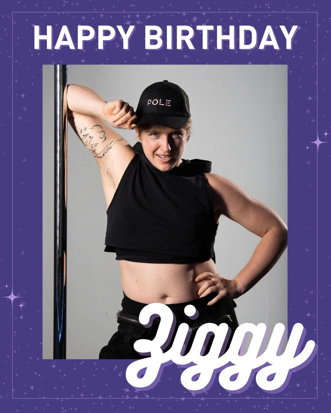Happy Birthday to the wonderfully unique @hot_gremlin! 🎂✨ From breathtaking pole performances to stunning chair work that leaves everyone speechless, their artistry is in a league of its own. Ziggy is truly one of a kind and we are so lucky to have 
