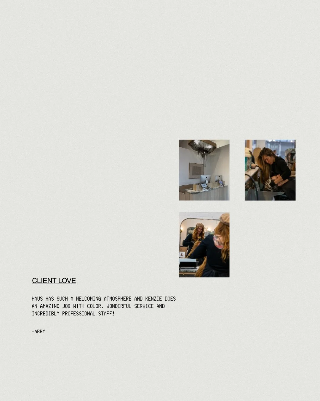 Client love in their own words! 🤍

We&rsquo;re incredibly grateful for the trust, the support and the kind words that keep us inspired everyday! ✨