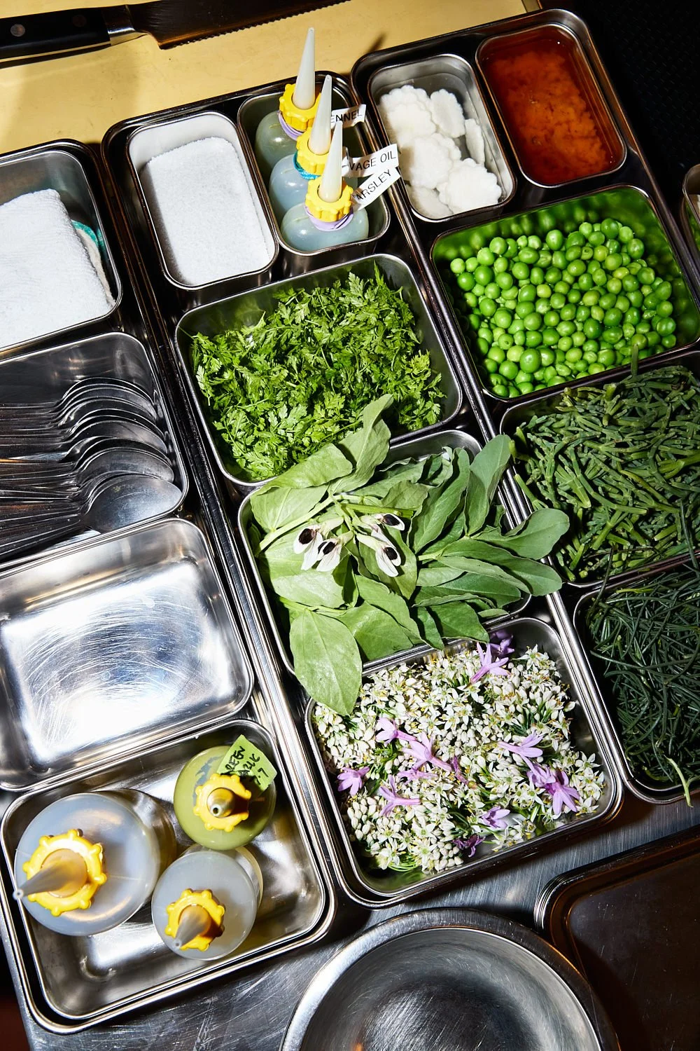 Candid hospitality photography: Serre Restaurant mise en place in Hudson NY by Tara Donne, photographer & director working in NYC & LA