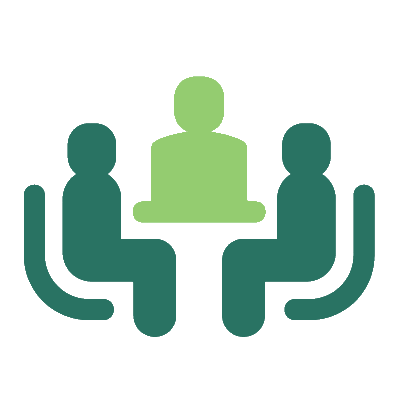 Coaching or reflective practice icon