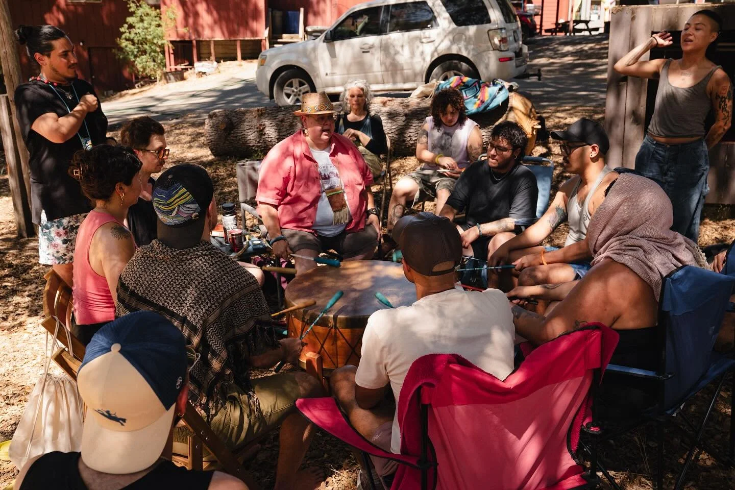 Something sacred happens when Queer visionaries and the land come together. We&rsquo;re deeply grateful to have hosted new and old kin for @thequeersol &lsquo;s Mata&rsquo;yuum (gathering). 

It reminded us that stewardship is not just about tending 
