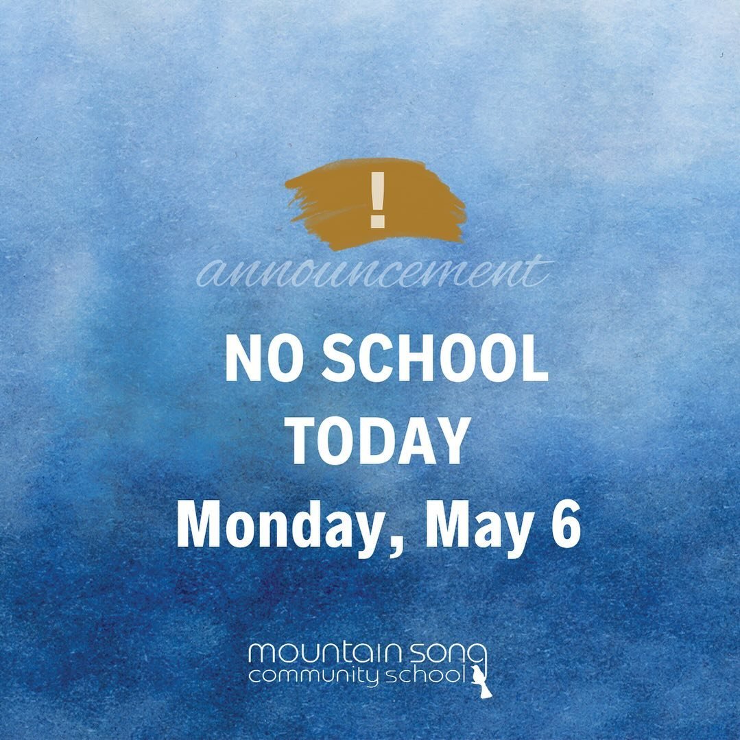 Due to dangerously high wind conditions, MSCS will be closed Mon., May 6.  Classes will resume on Tues., May 7.