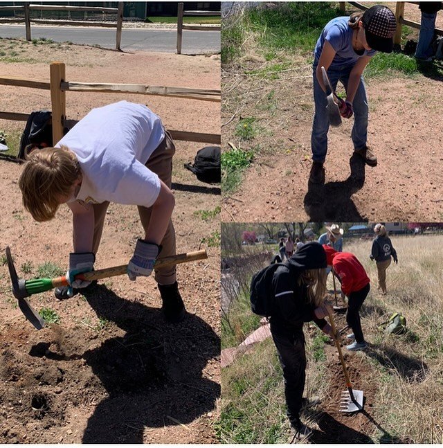 Our Mountain Song middle schoolers recently completed a series of &ldquo;Stewardship Education Days&rdquo; at @gardenofthegodspark. Coordinated by our Agricultural Arts program, the students worked with @rmficolorado, which conserves and protects pub