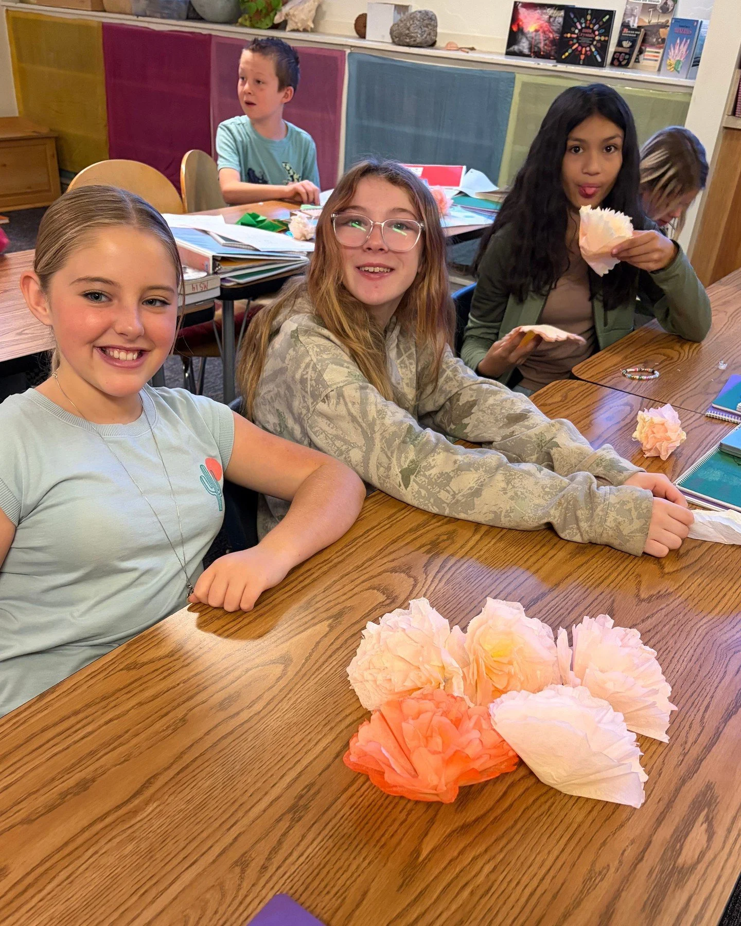 Bring D&iacute;a de los Ancestros to Life!

Decorate on Friday, Oct. 23 in the gym 3:30-4:30

Our classes have been busy creating paper marigolds, butterflies, songs, and other crafts to honor loved ones at our community remembrance altar. Maestra St