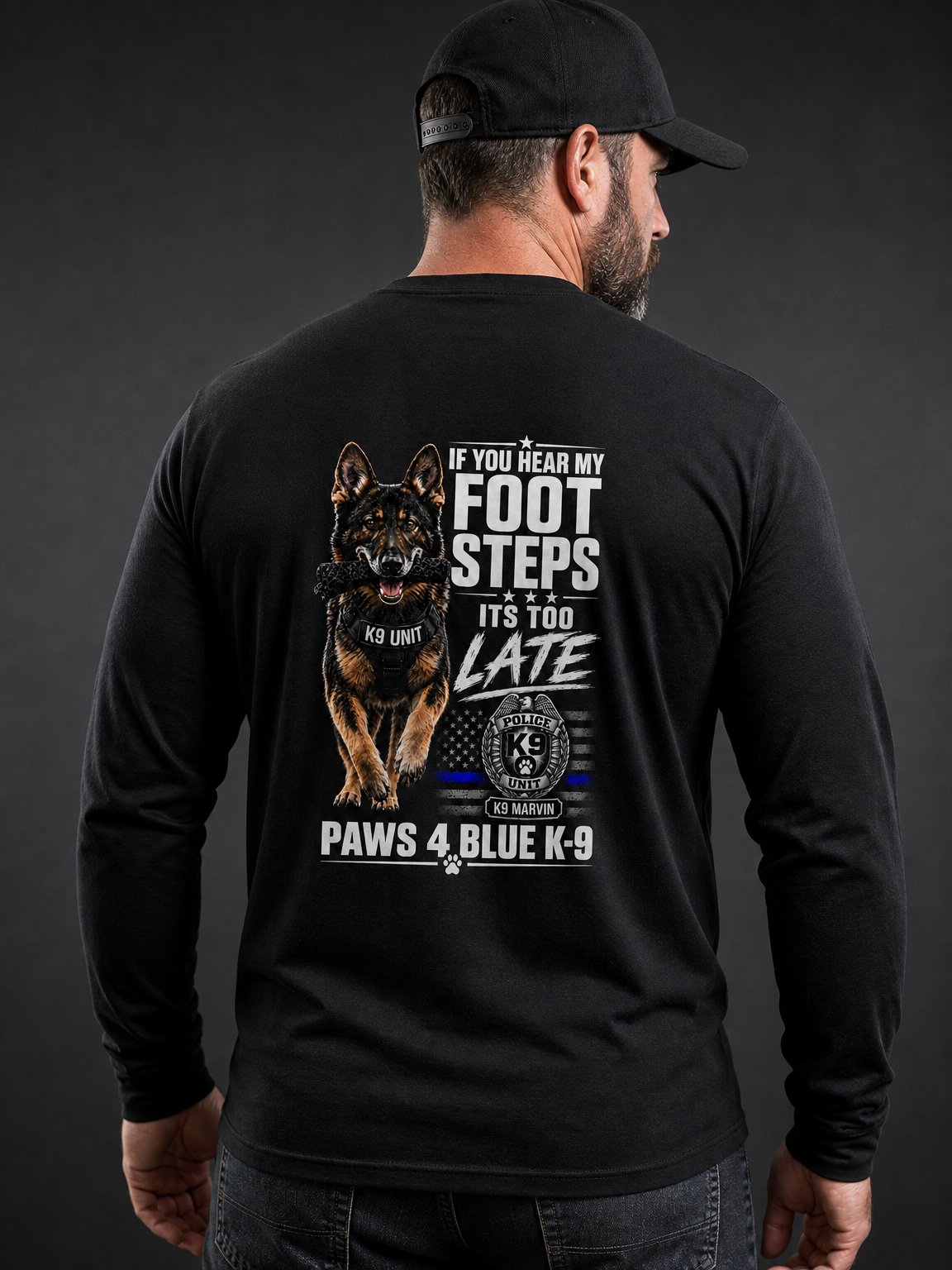 Back view Police K9 Long Sleeve shirt.jpg