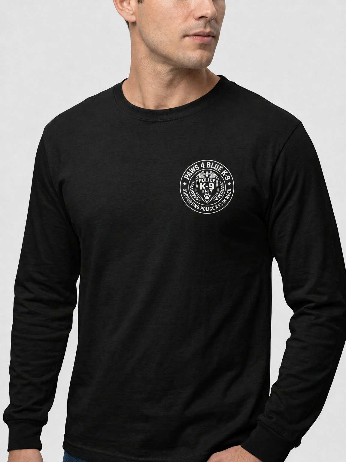 Police K9 Marvin Long Sleeve Shirt - Paws 4 Blue K-9
