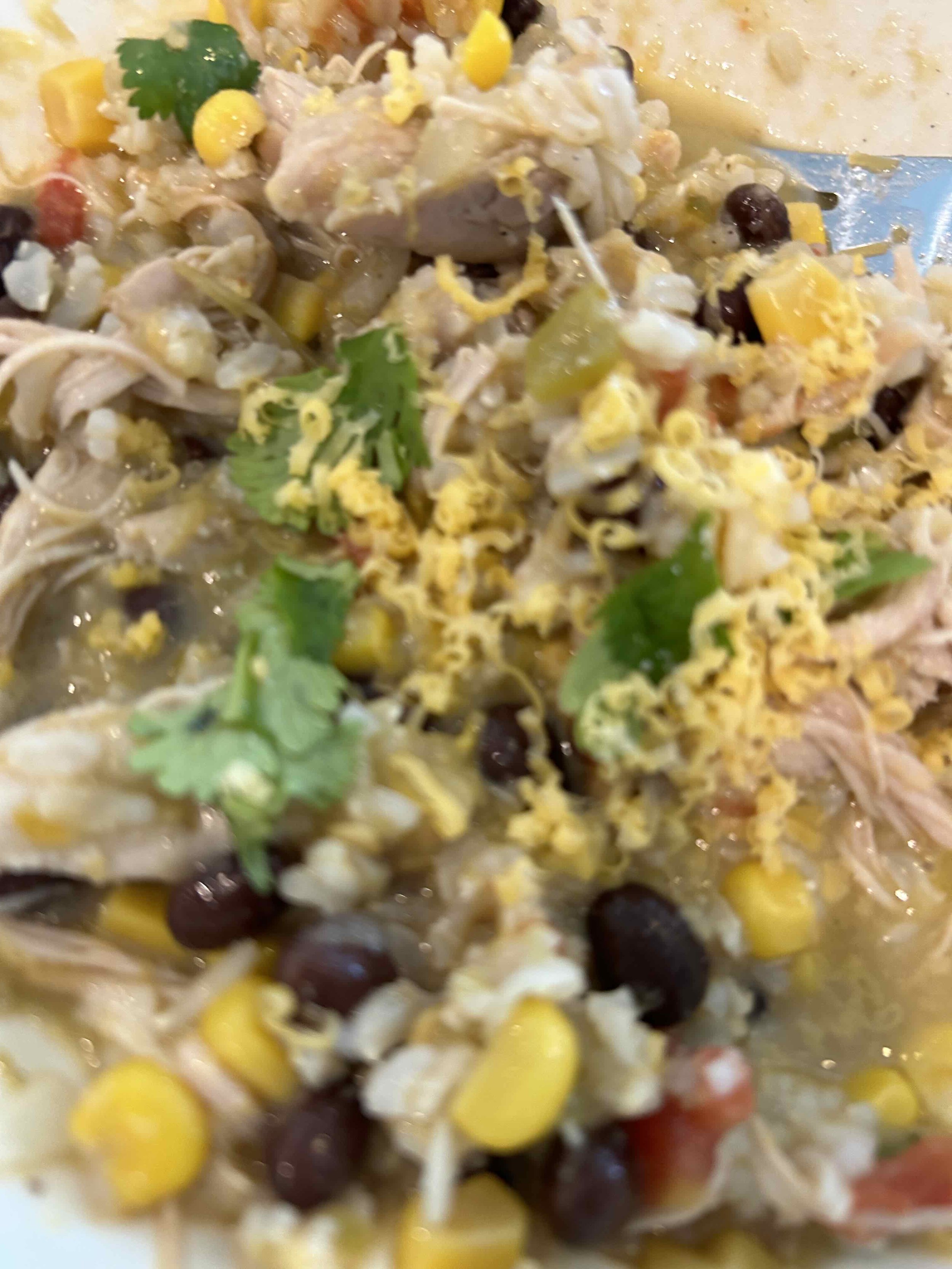 Instant Pot Chicken Burrito Bowl