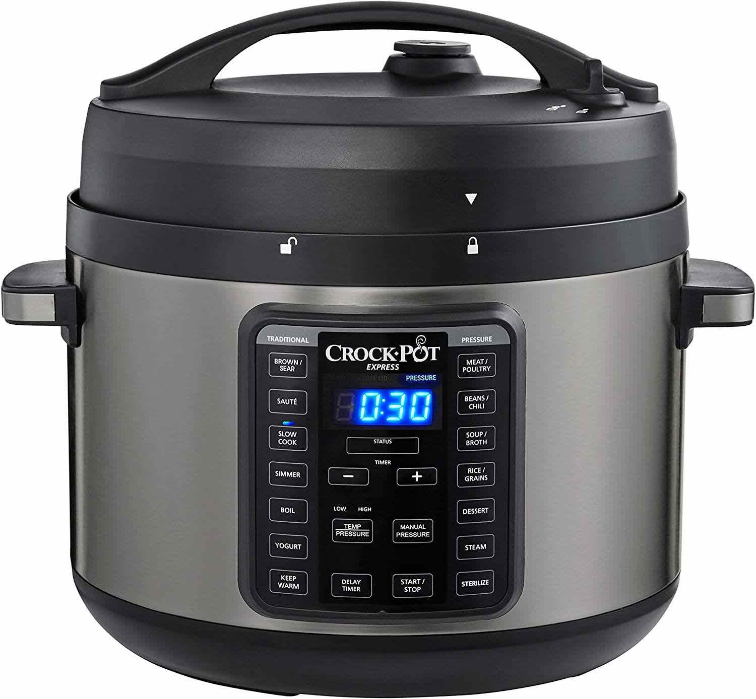 Instant Pot 10 Quart Large Pressure Cookers Sage and Sesame
