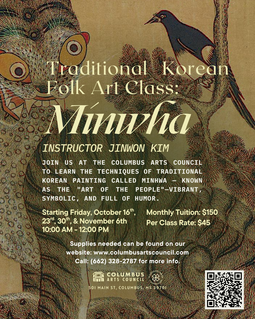 Minhwa, Traditional Korean Folk Art Class