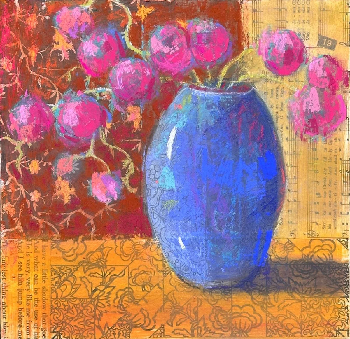 Out of the Blue - collage mixed mediaJAlbright.jpg