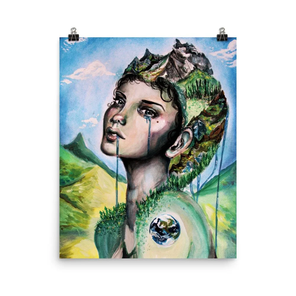 Gaia, Mother Earth | Poster — Art of Jackie Anne