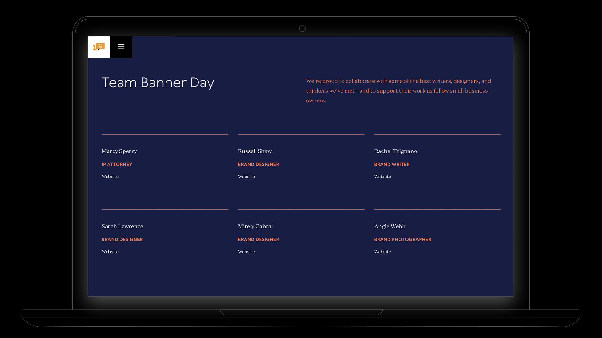 Banner Day Website