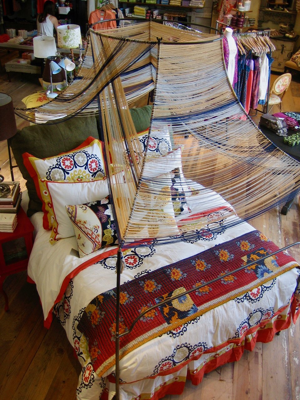 string canopy, Anthropologie Los Angeles