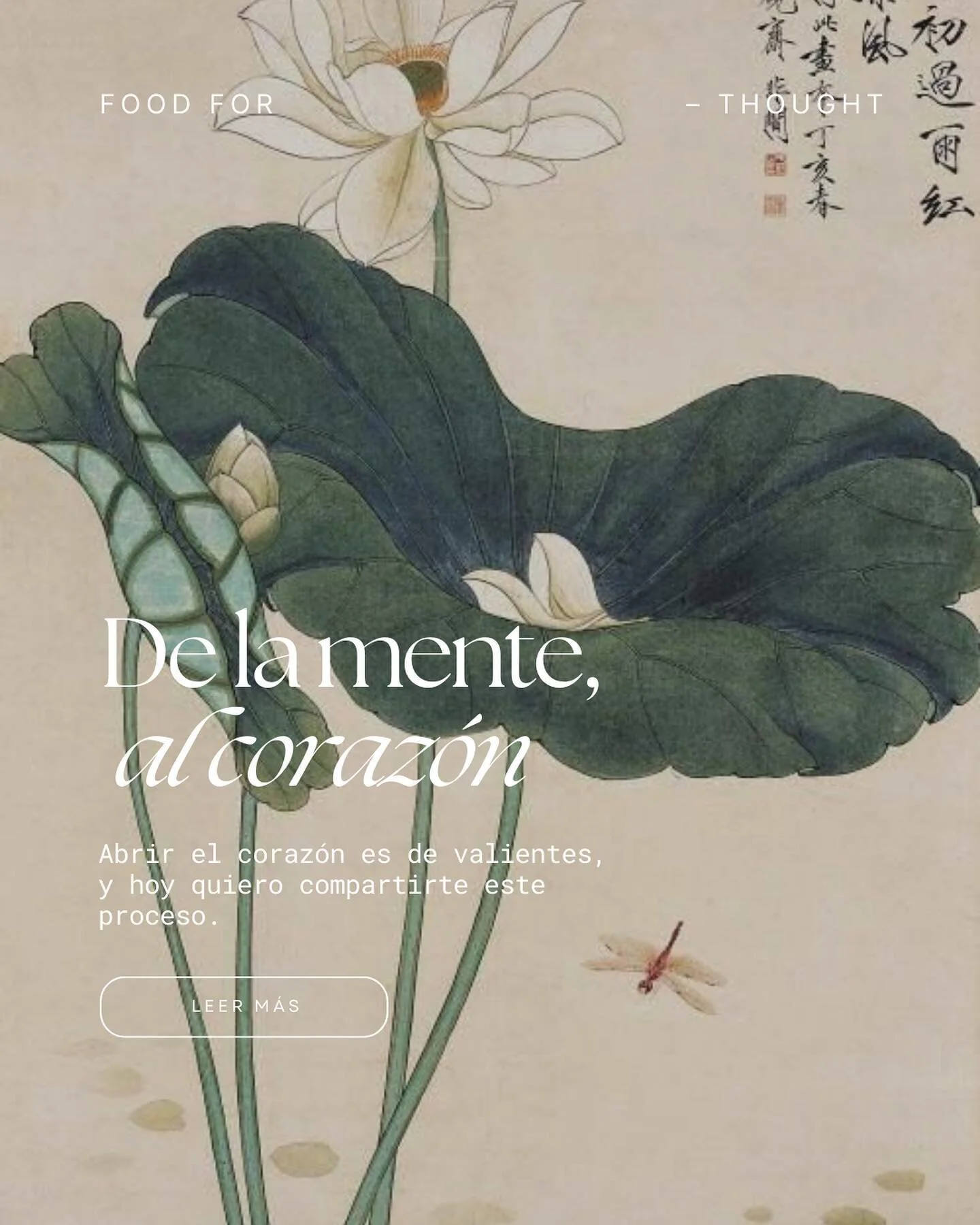 Comparto este proceso con mucho amor porque s&eacute; que todos pasamos por cosas dif&iacute;ciles, y muchas veces, estas situaciones nos hacen quienes somos. 

A mi, &ldquo;aprender&rdquo; a respirar a mis 24 a&ntilde;os, me hizo descubrir un mundo 