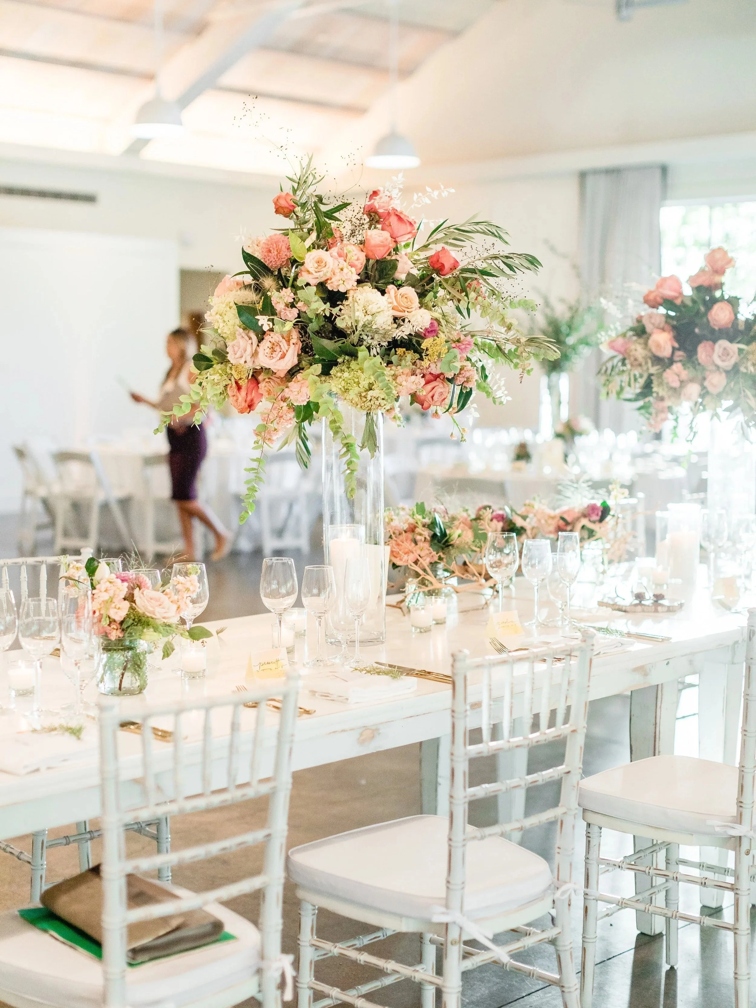 Solage Auberge Wedding Reception Tablescapes