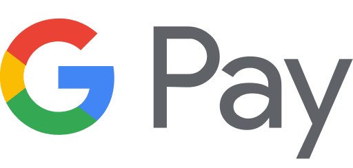 Google Pay logo with the company's multicolored G symbol and the word 'Pay' in gray.