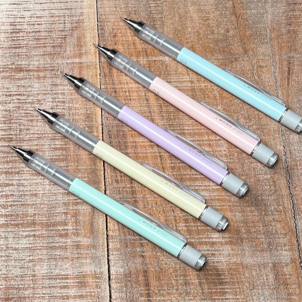 Tombow - Mono Graph Mechanical Pencil: Pastel, Mint Green