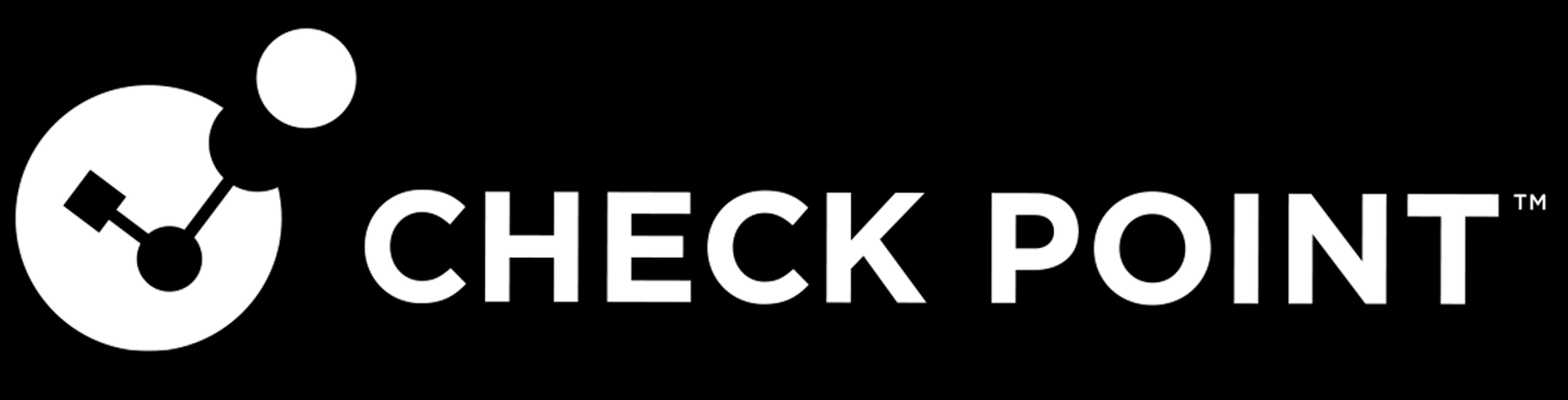 Black background with the white logo and text 'CHECK POINT'.