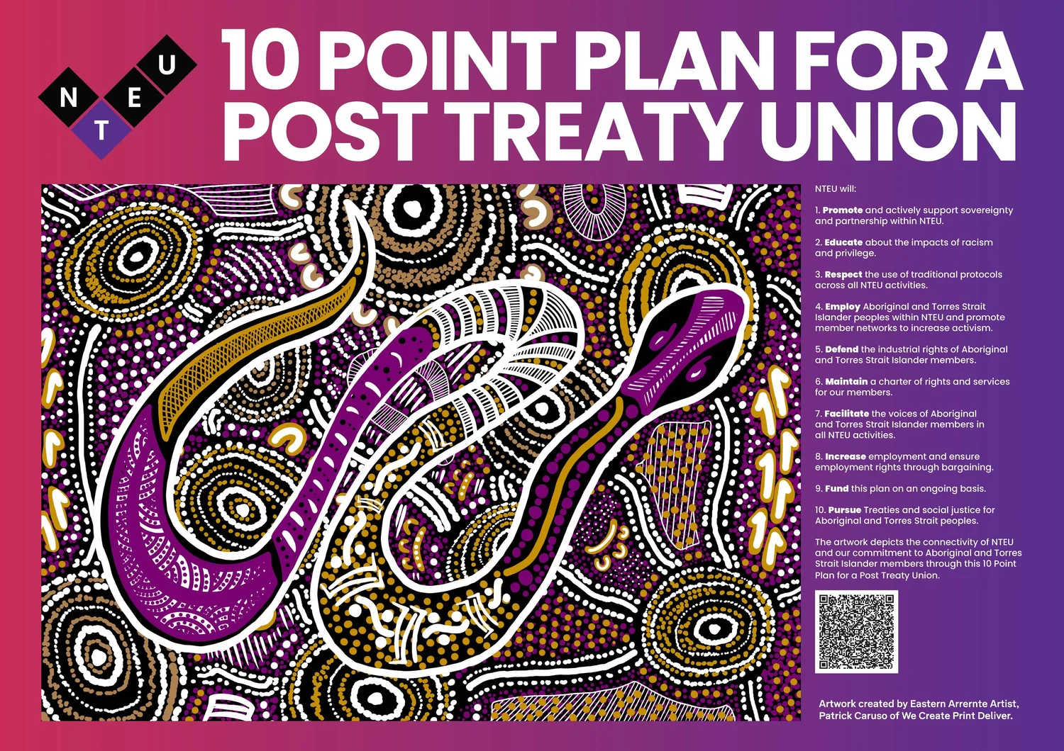 Tenpoint Poster Example NTEU University of Melbourne Branch