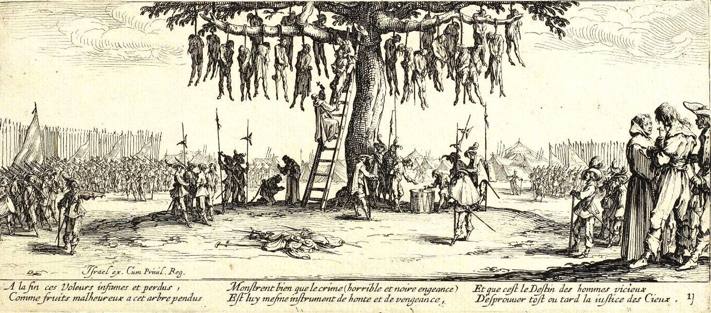  Jacques Callot. The Hanging Tree 