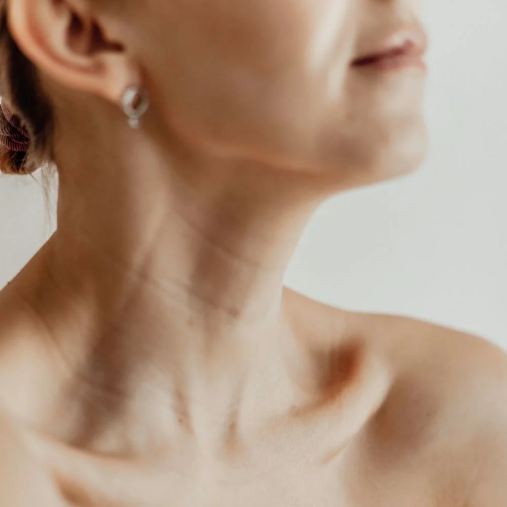 BOTOX treatment for woman with neck lines