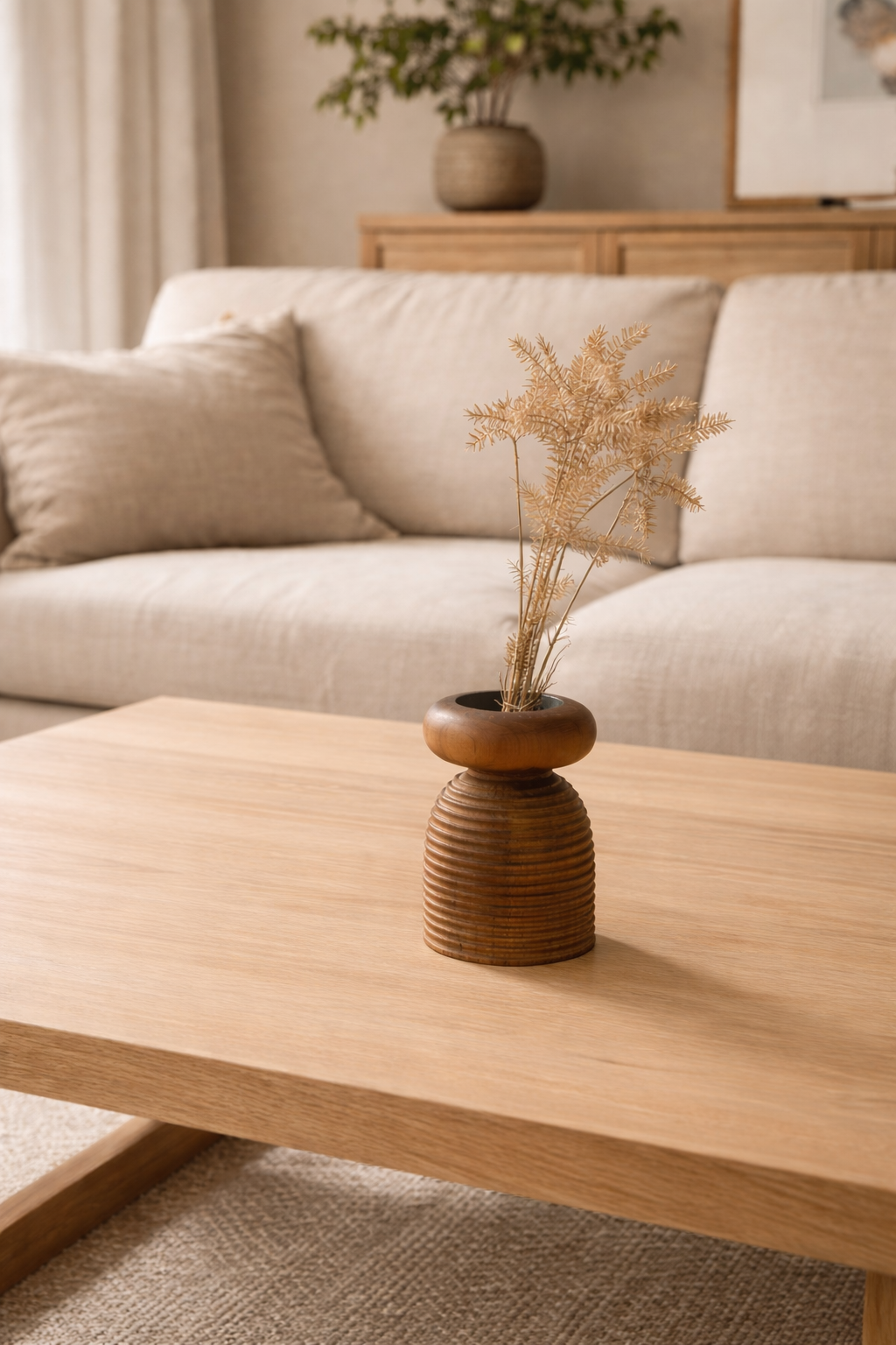 Craft Wood Vase