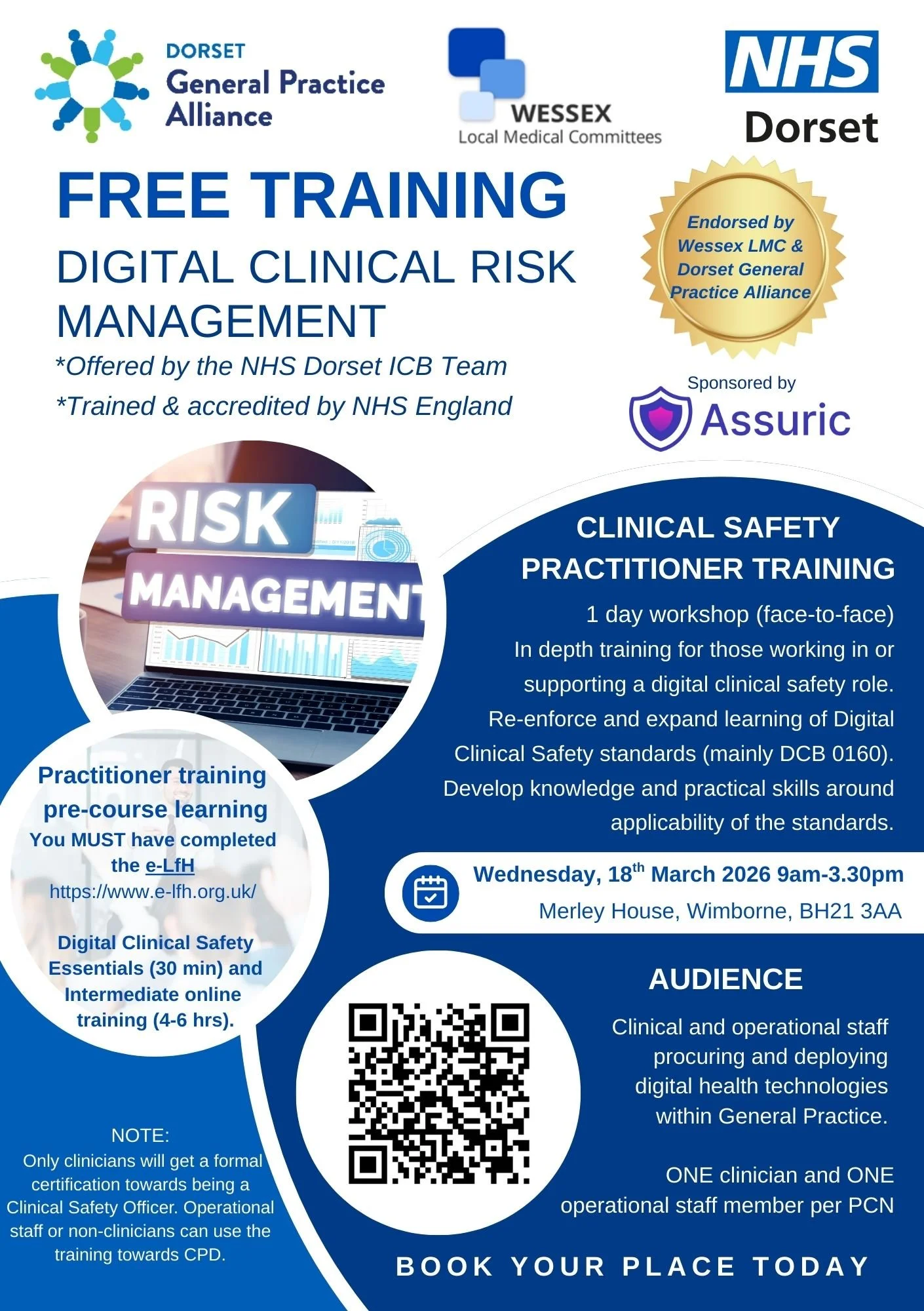 Free Digital Risk Training for GP Practice and PCN Staff