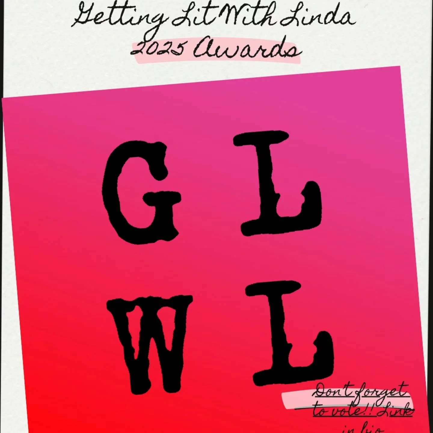 Only a few more days left to #vote for your #favoritewriter featured in #gettinglitwithlinda ##GLWL Season 5. 

Can't remember who the authors were? No problem! Click on the link below to take you to the list:

https://www.gettinglitwithlinda.com/202