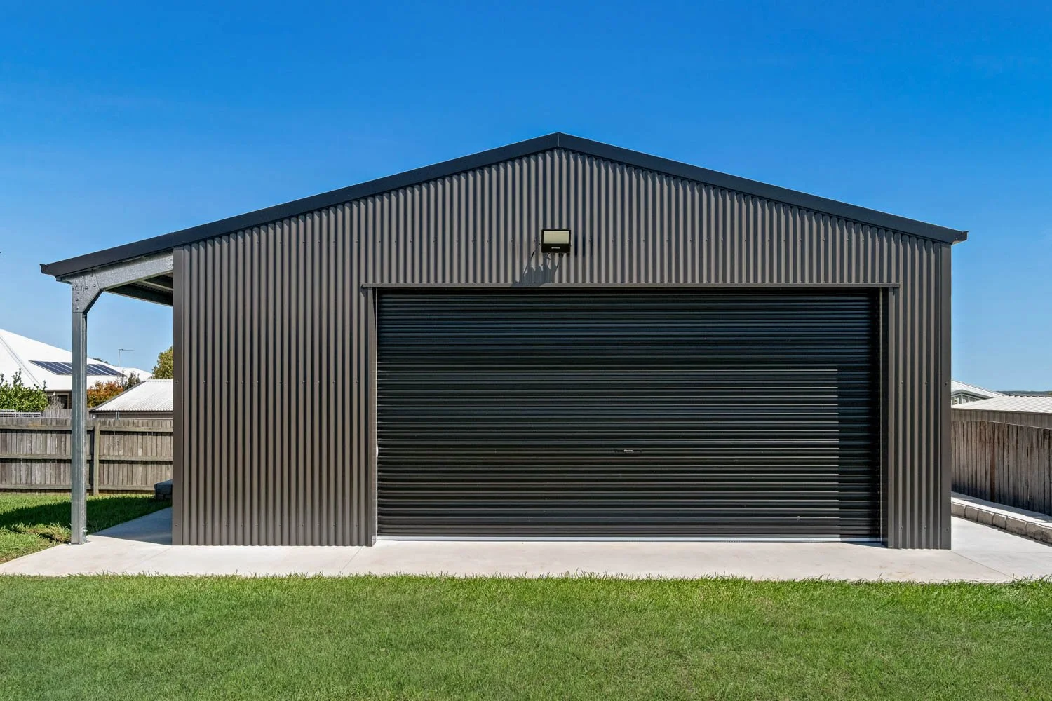 steel line shed roller door