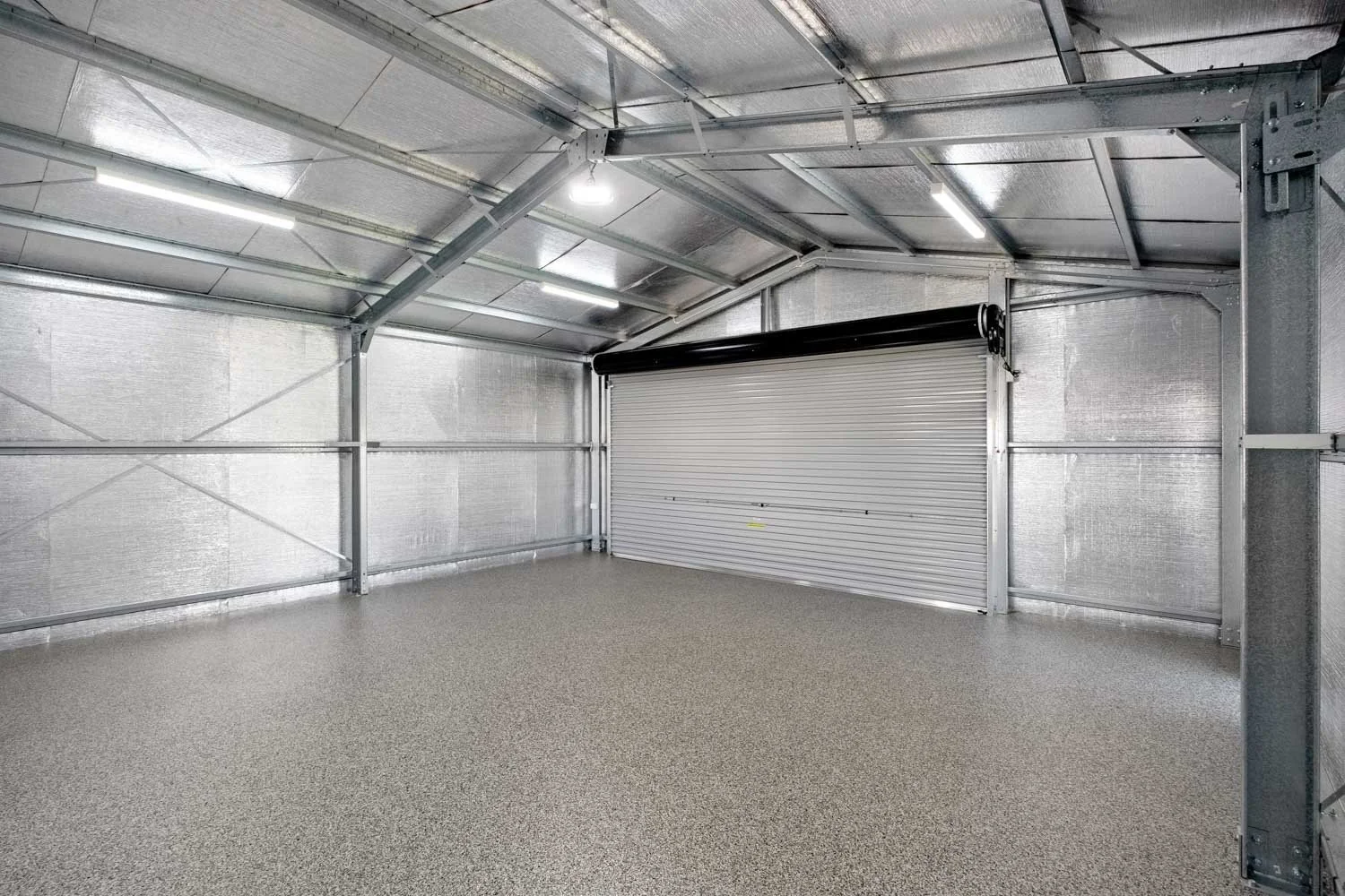 shed interior bluescope steel