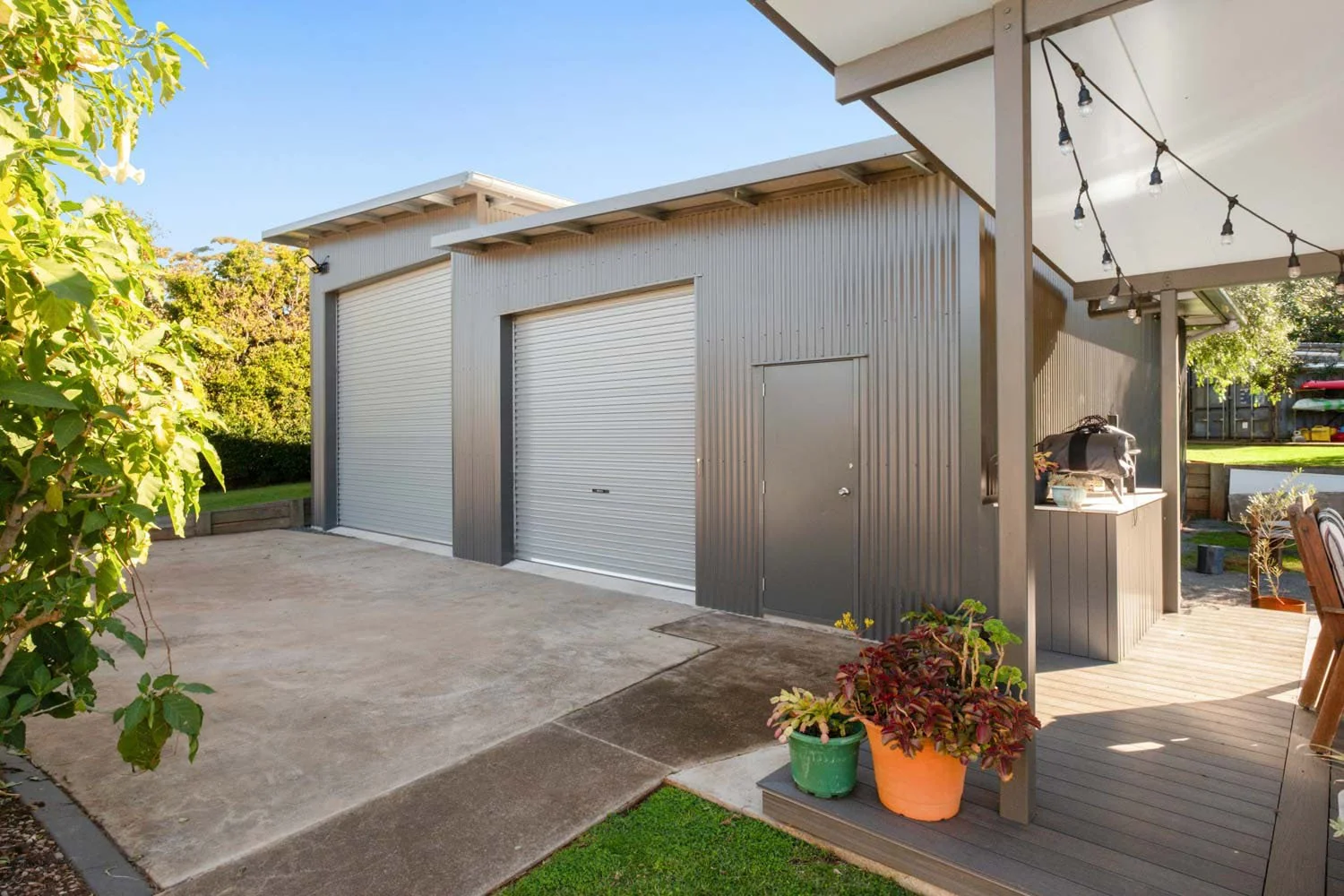 spacious highfields shed